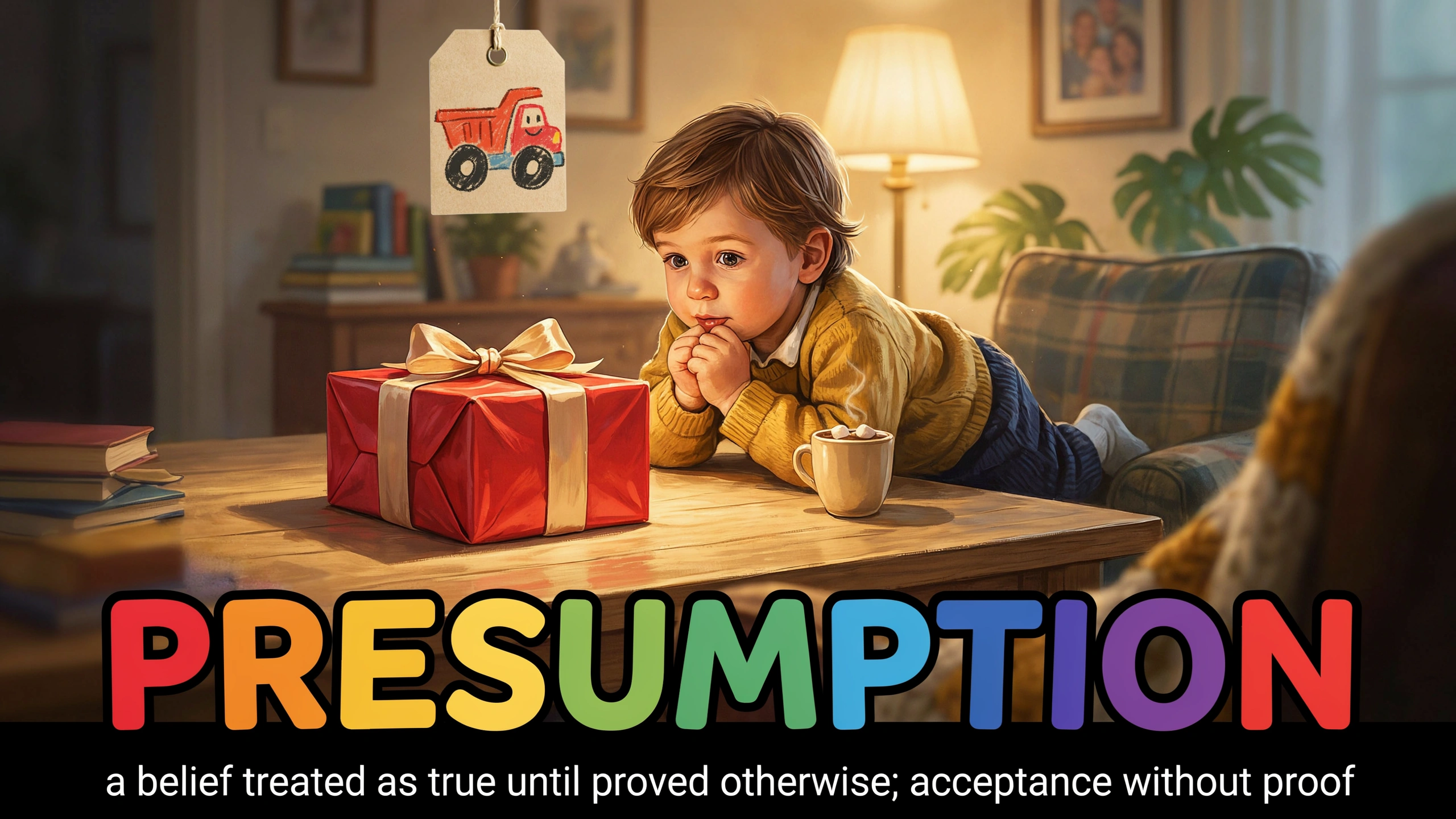 English Illustration for presumption